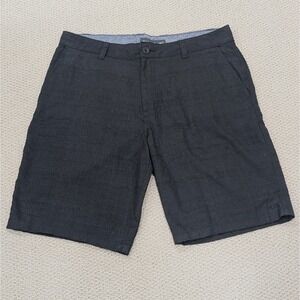 O'Neill Classic Golf Shorts Men's Size 34 Casual Charcoal Grey Black 9.5" Inseam